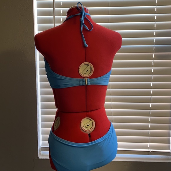 Light blue Michael Korean bikini set - Picture 4 of 6